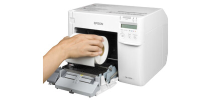 InkJet Rollen Etiketten für kleine Drucker (Kern 50mm) wie Epson C3500 C4000