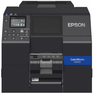 Farb-Etikettendrucker Epson ColorWorks C6000Pe mit eingebautem Spendemodul (Peeler)