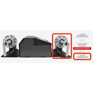 Etiketten Abwickler für Farb-Etikettendrucker Epson ColorWorks C6500Ae - für Grosse Etiketten Rollen - Label UnWinder for Big Label Rolls