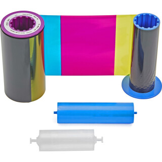 Zebra Farbband CMYK Cyan Magenta Yellow Black für Kartendrucker ZXP Series 8, ZXP Series 9 - Ribbon YMCK