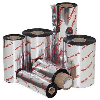 10 Rollen Thermotransferfolie schwarz 104 mm x 153 m - Honeywell TMX 2010 / HP06 (Wachs/Harz) - aussen gewickelt - für Industriedrucker Honeywell F4, PF4, PM43C Intermec 8646, EasyCoder 3400, 3400A, 3400B, 3400C, 3400D, 3400DCR, 3440, 3600, 3600B