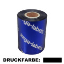 Thermotransferfolie schwarz 80 mm x 300 m - zega iridium...