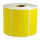 Thermo Etiketten GELB auf Rolle - 76 x 51 mm - 1.370 Stück je Rolle - Kern: 25 mm - aussen gewickelt - permanent haftend - mit Perforation - Druckverfahren: Thermodirekt (Drucken ohne Farbband) - 76x51mm