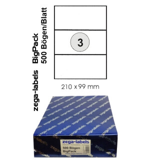 03-teilig - 210 x 99 mm